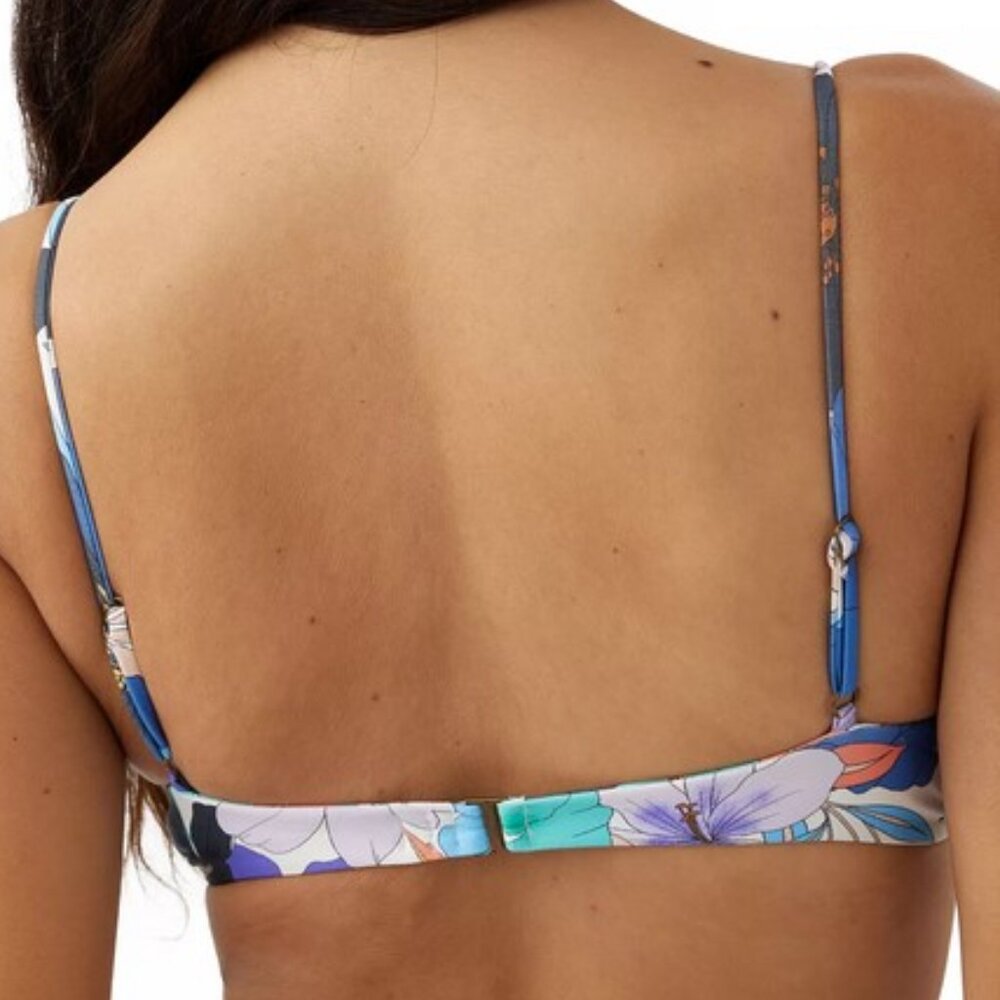 O'Neill Abbie Floral Pismo Bikini Swim Top - Picture 9 of 10